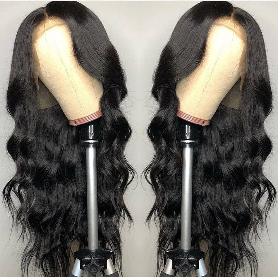 Waist Length Curly Black Wig | Long Voluminous Curly Hair - Hair - Speeding Queen Designs