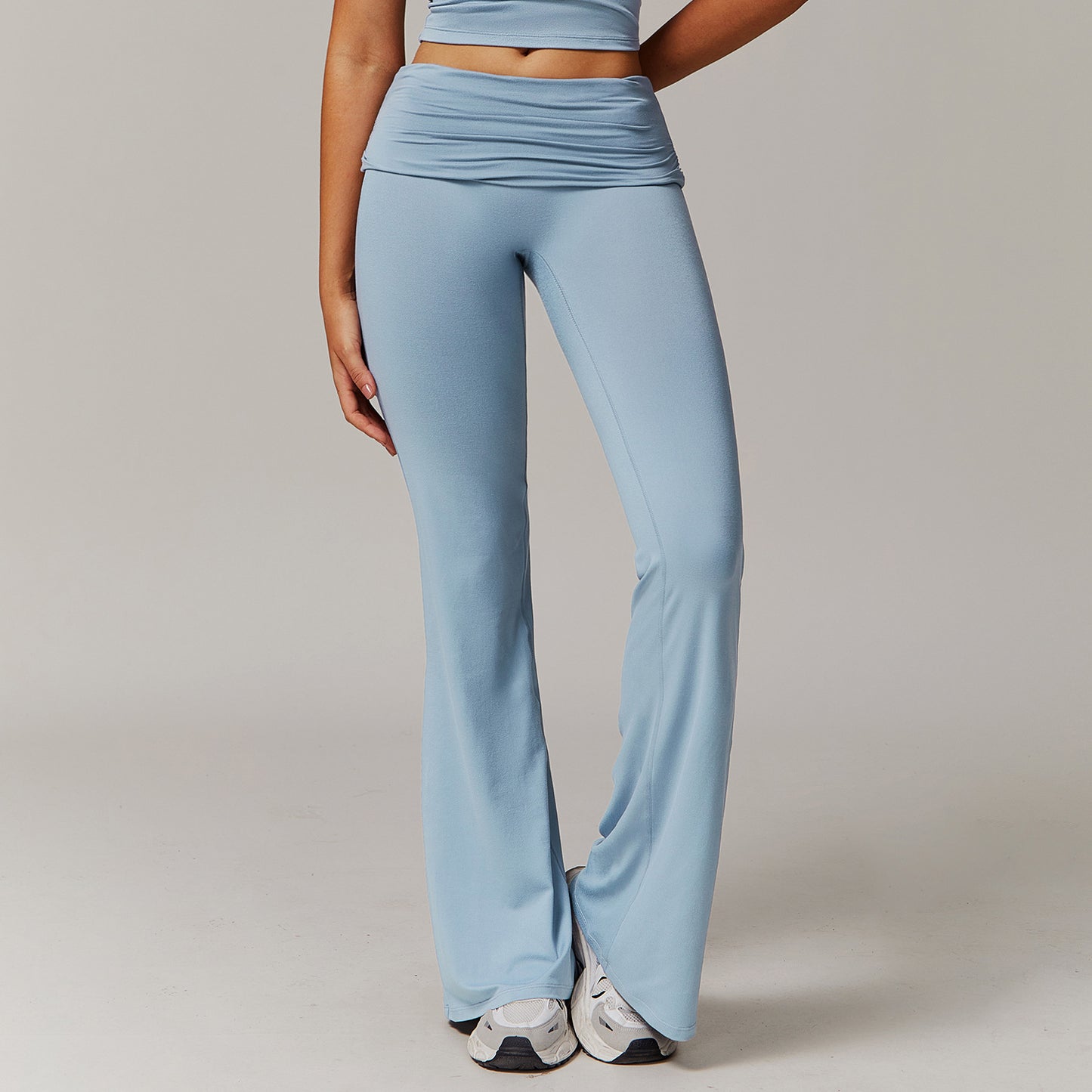 High Waist Bell - Bottom Yoga Pants for Women - Activewear - Speeding Queen Designs