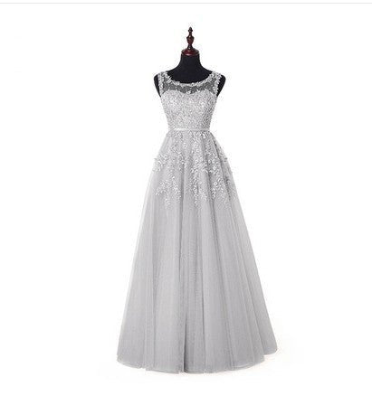 Elegant Long Formal Bridesmaid & Evening Gown - Women's Clothing - Speeding Queen Designs