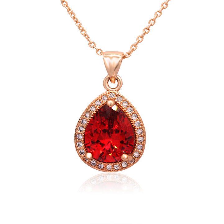 Dainty Heart Jewelry Set | Collarbone Necklace & Earrings for Women - Jewelry - Speeding Queen Designs