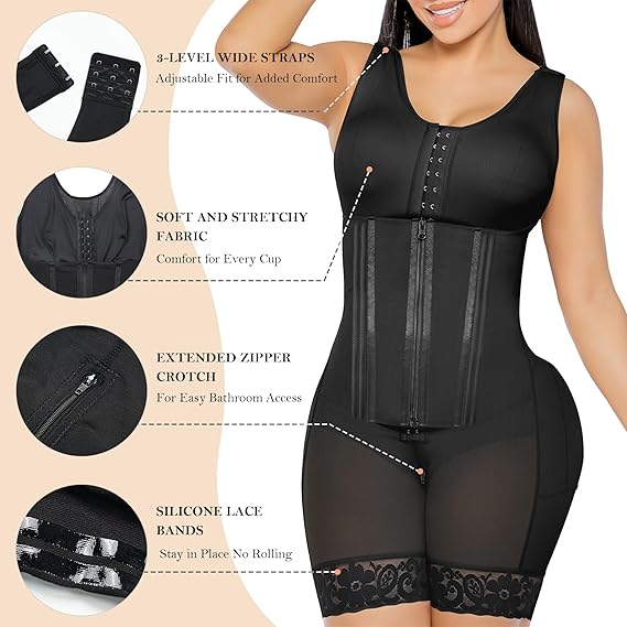 Overbust Faja Body Shaper | Post - Surgery Compression - Faja - Speeding Queen Designs