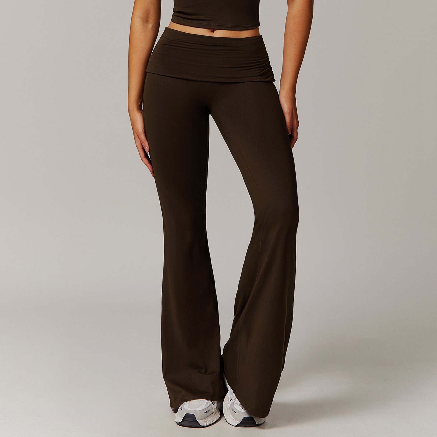 High Waist Bell - Bottom Yoga Pants for Women - Activewear - Speeding Queen Designs