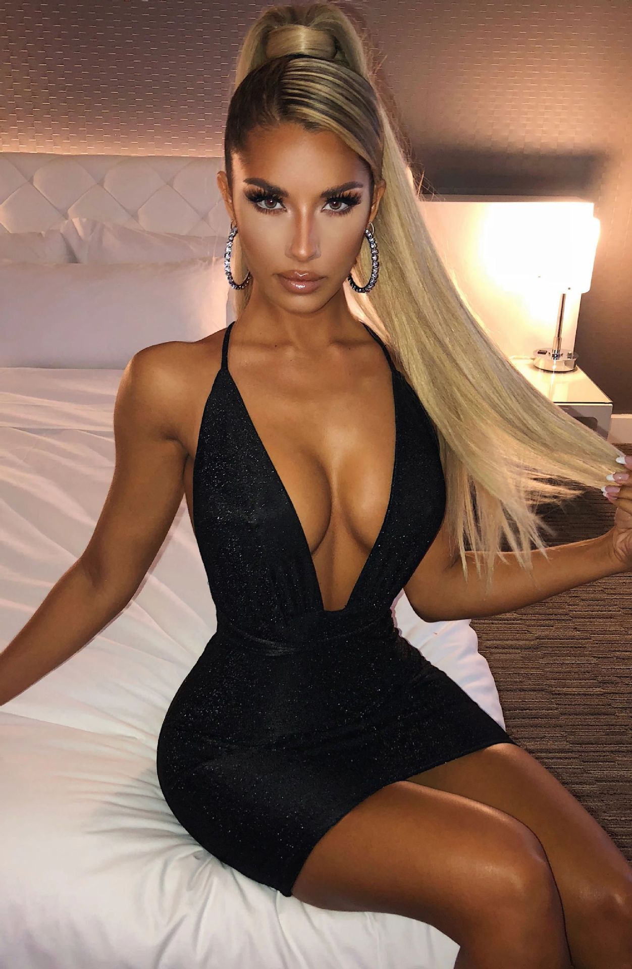 Sexy V - Neck Halter Dress | Strappy Backless Dress - Women's Clothing - Speeding Queen Designs
