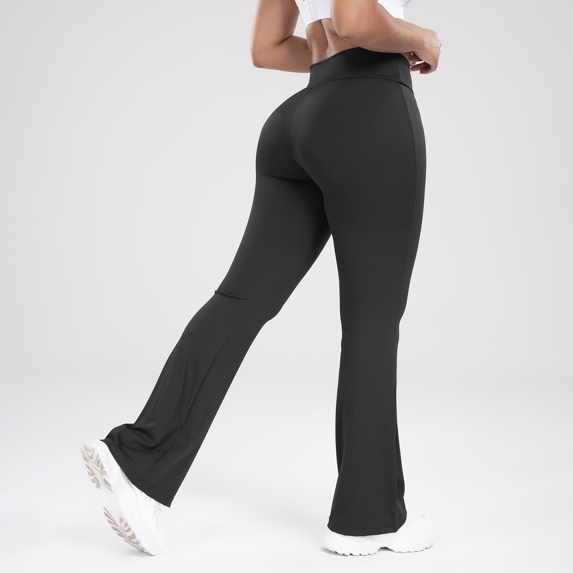 Cross Waist Side Pocket Bell - Bottom Yoga Pants for Women - Women's Clothing - Speeding Queen Designs