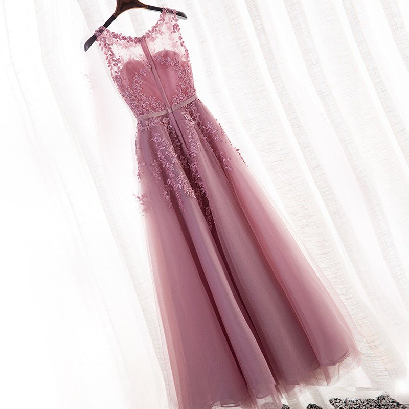 Elegant Long Formal Bridesmaid & Evening Gown - Women's Clothing - Speeding Queen Designs