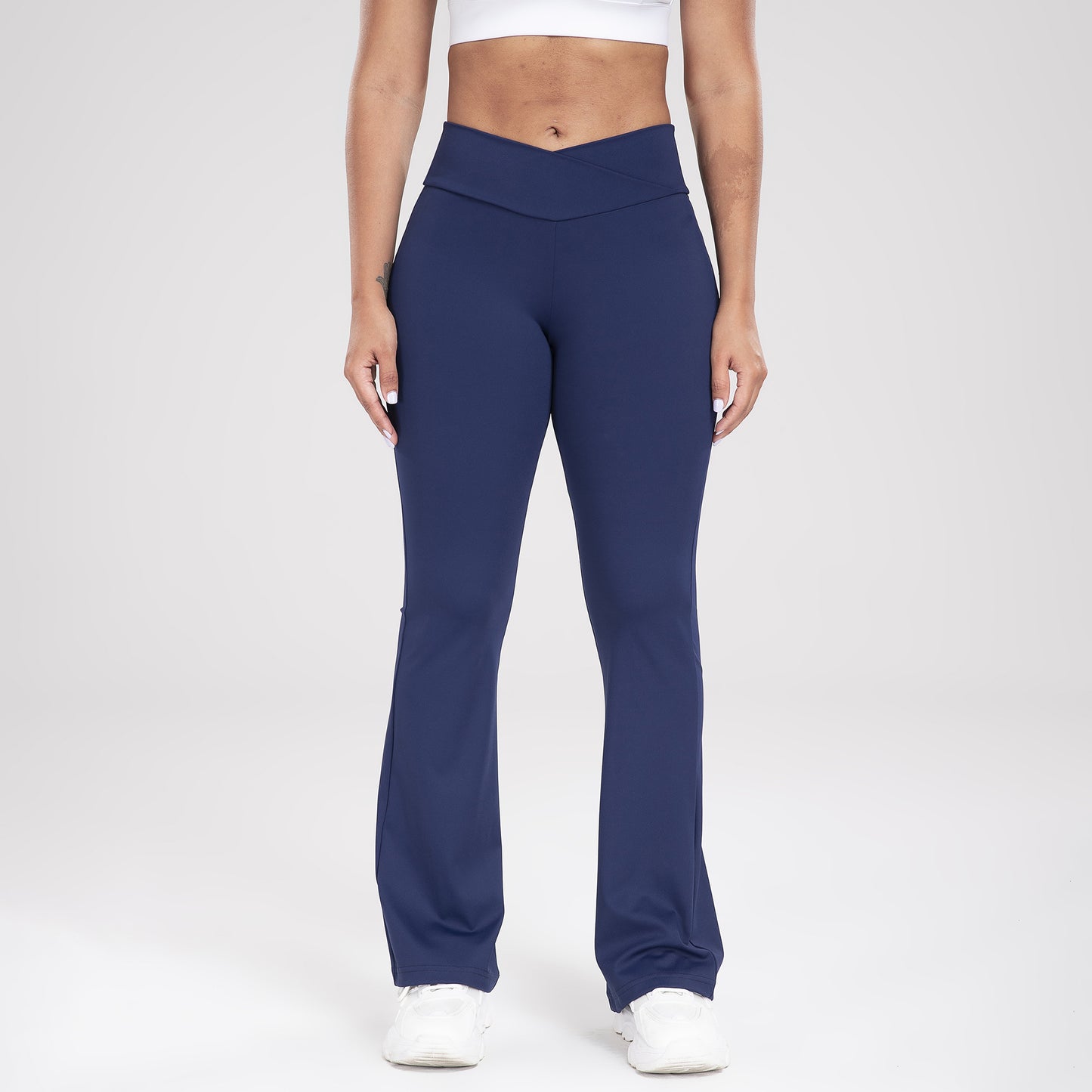 Cross Waist Side Pocket Bell - Bottom Yoga Pants for Women - Women's Clothing - Speeding Queen Designs