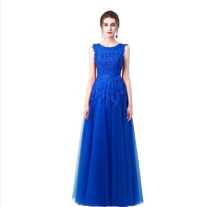 Elegant Long Formal Bridesmaid & Evening Gown - Women's Clothing - Speeding Queen Designs