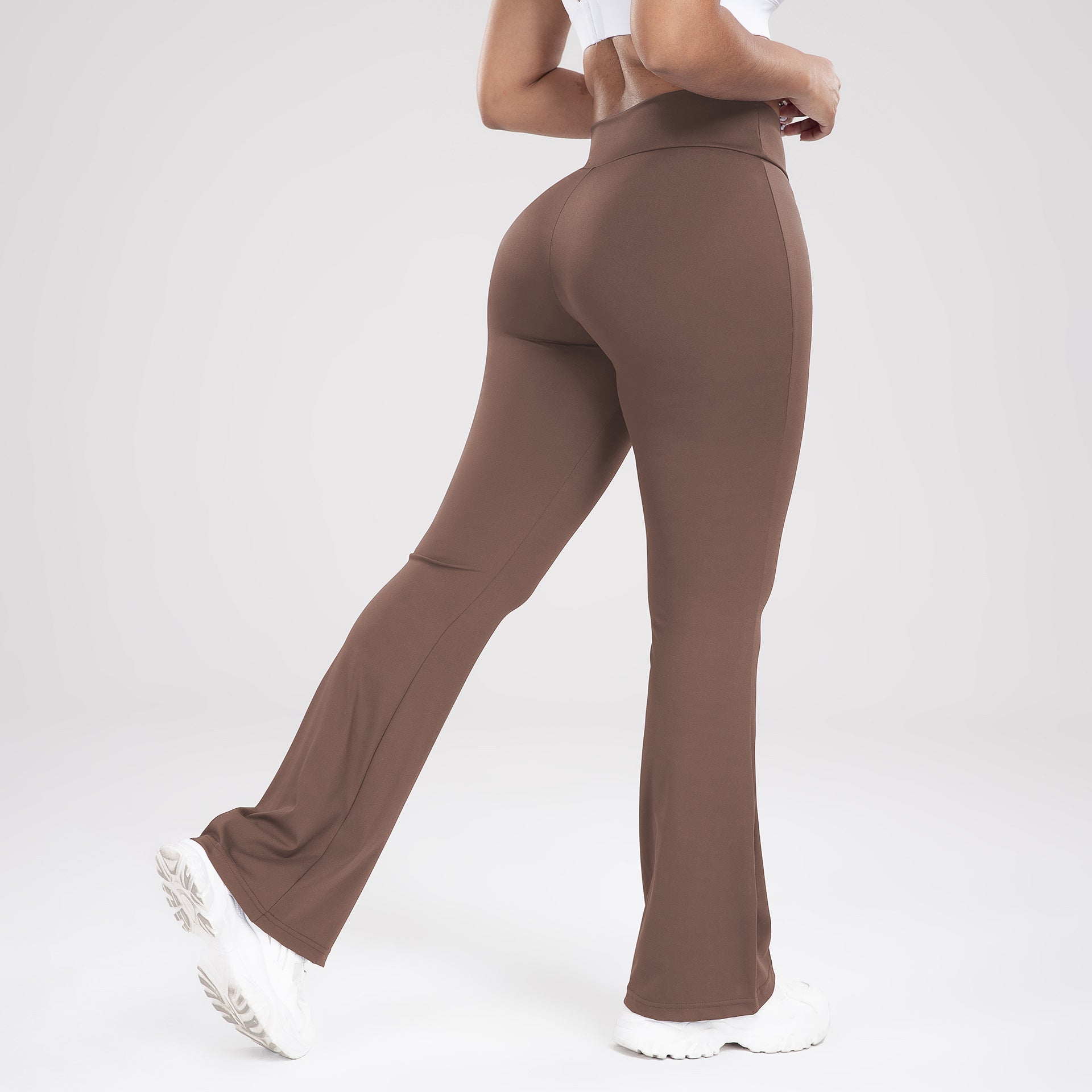 Cross Waist Side Pocket Bell - Bottom Yoga Pants for Women - Women's Clothing - Speeding Queen Designs