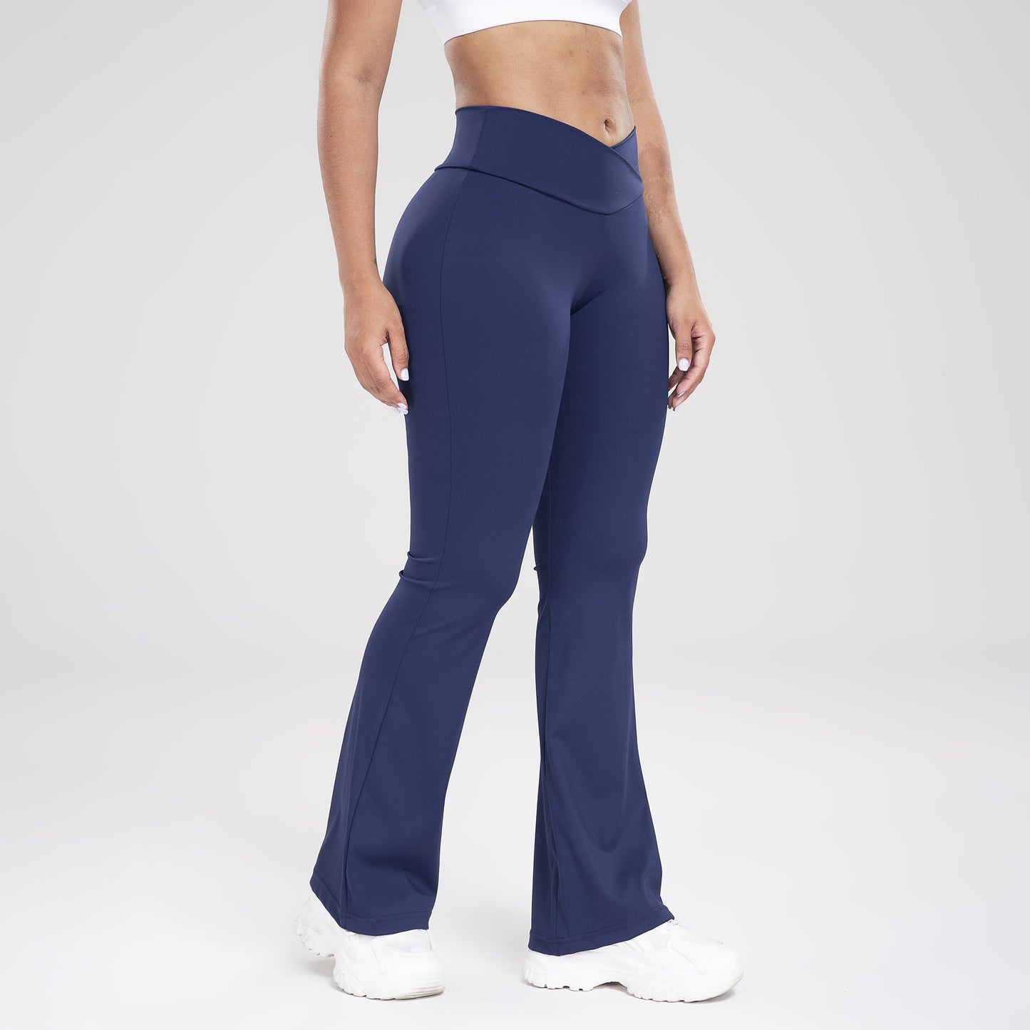 Cross Waist Side Pocket Bell - Bottom Yoga Pants for Women - Women's Clothing - Speeding Queen Designs