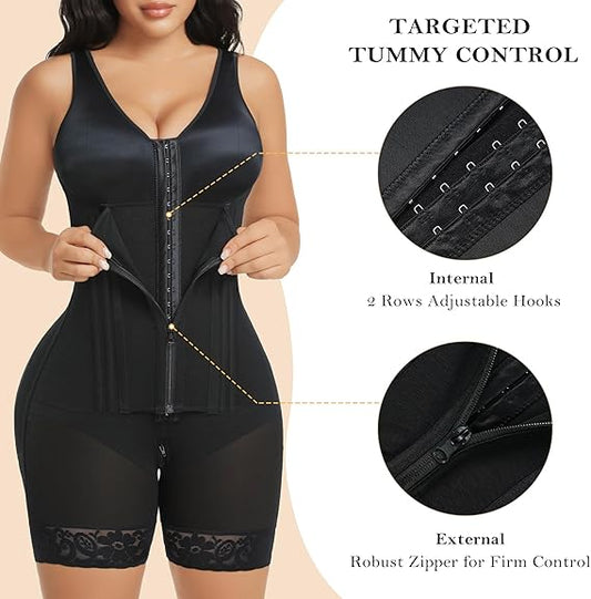 Overbust Faja Body Shaper | Post - Surgery Compression - Faja - Speeding Queen Designs