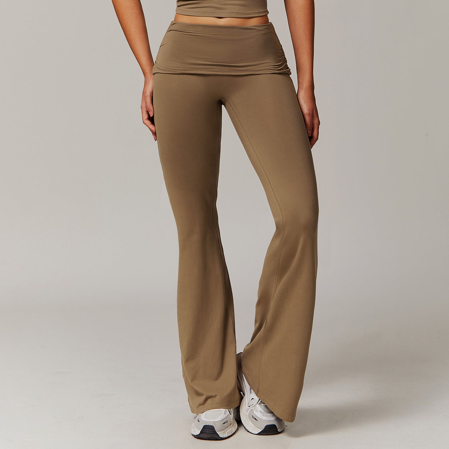High Waist Bell - Bottom Yoga Pants for Women - Activewear - Speeding Queen Designs